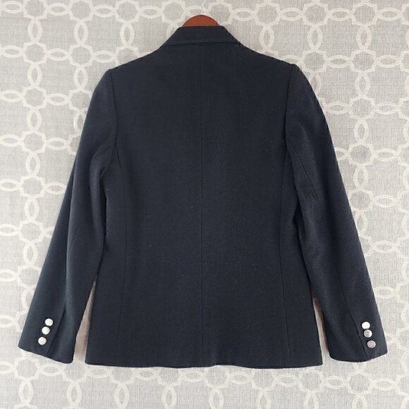 Vintage EJE Wool blend Black Blazer Women's 6 - Picture 2 of 10